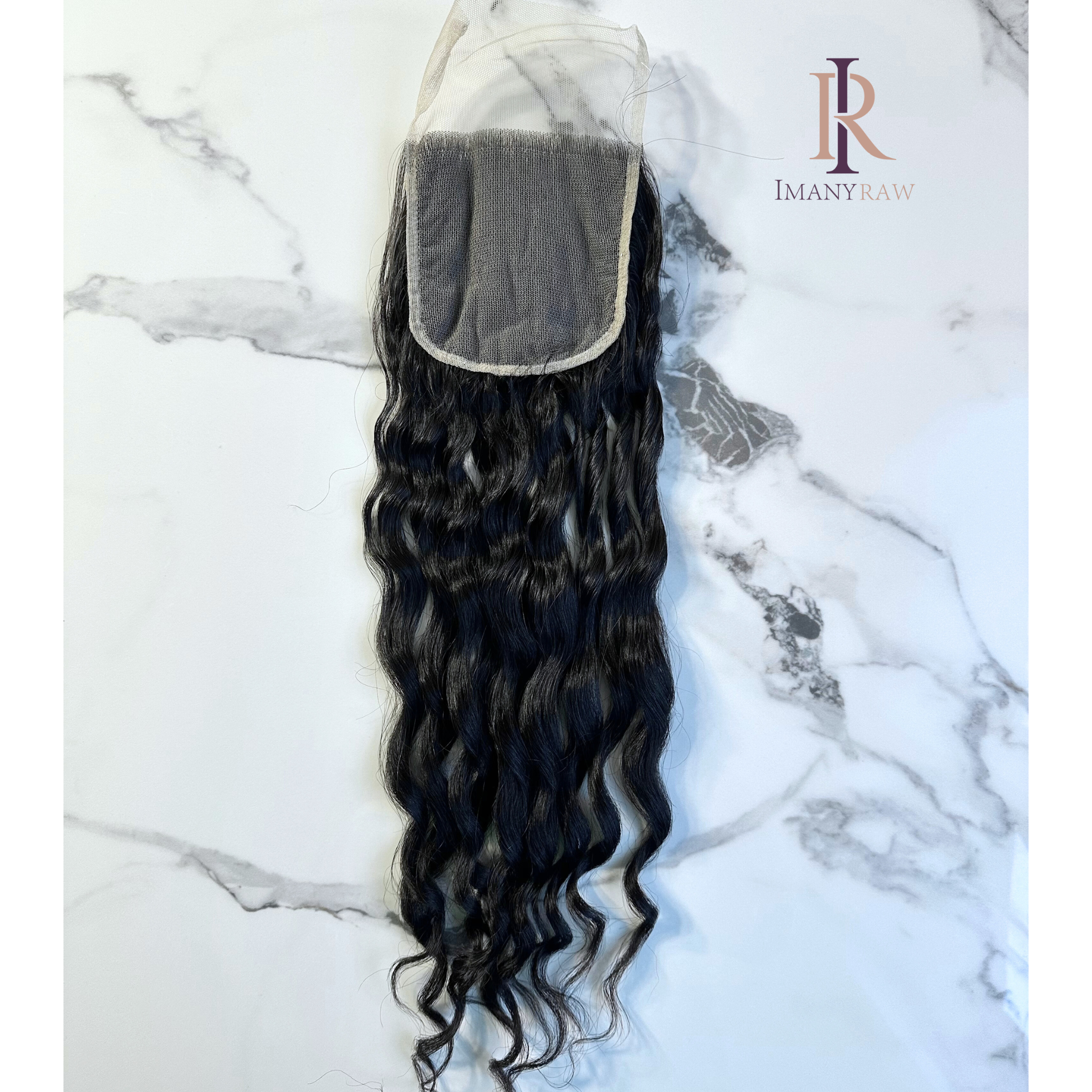 Closure et Frontale Raw Hair Deep Wavy